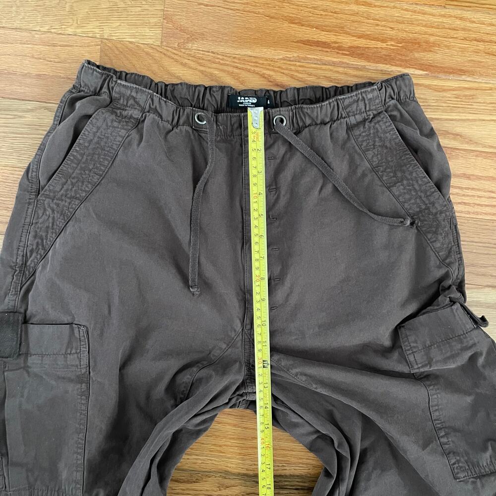 Jaded London Baggy Cargo Pants Women M Brown Cargo Paratrooper Utility Wide Leg - Picture 8 of 10